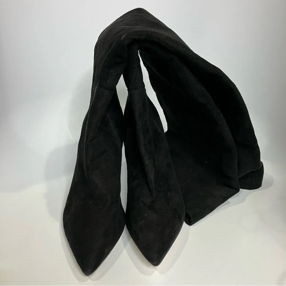 Rock & Republic black heeled‎ boots over the knee women’s size 8.5 dressy